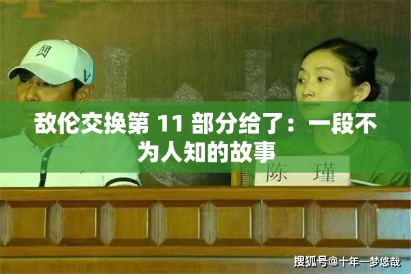 敌伦交换第 11 部分给了：一段不为人知的故事