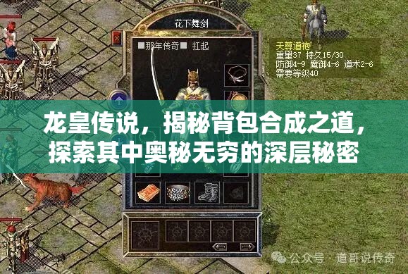 龙皇传说，揭秘背包合成之道，探索其中奥秘无穷的深层秘密