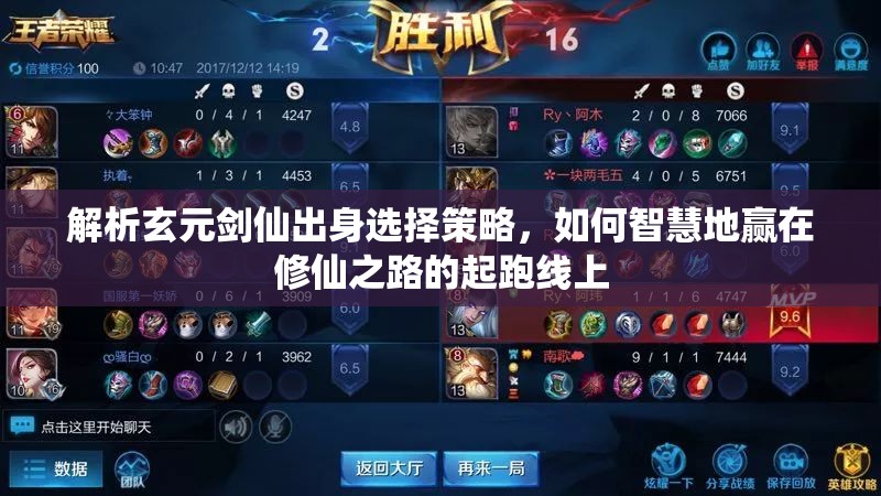 解析玄元剑仙出身选择策略，如何智慧地赢在修仙之路的起跑线上