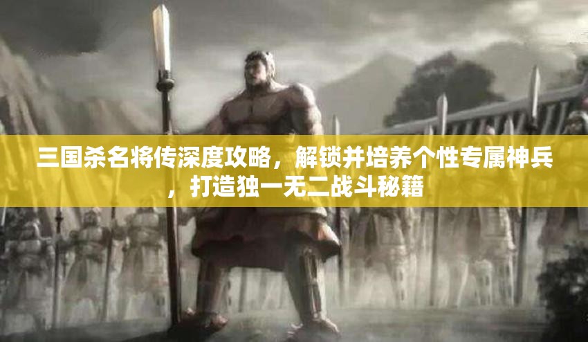 三国杀名将传深度攻略，解锁并培养个性专属神兵，打造独一无二战斗秘籍