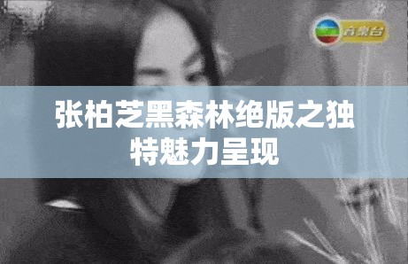 张柏芝黑森林绝版之独特魅力呈现