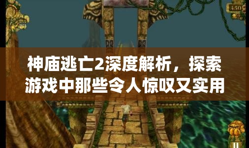 神庙逃亡2深度解析，探索游戏中那些令人惊叹又实用的Bug攻略