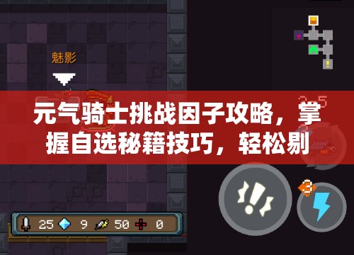 元气骑士挑战因子攻略，掌握自选秘籍技巧，轻松剔除不利因子提升游戏体验