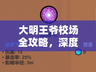 大明王爷校场全攻略，深度解析资源管理的艺术与策略