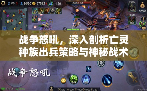 战争怒吼，深入剖析亡灵种族出兵策略与神秘战术揭秘
