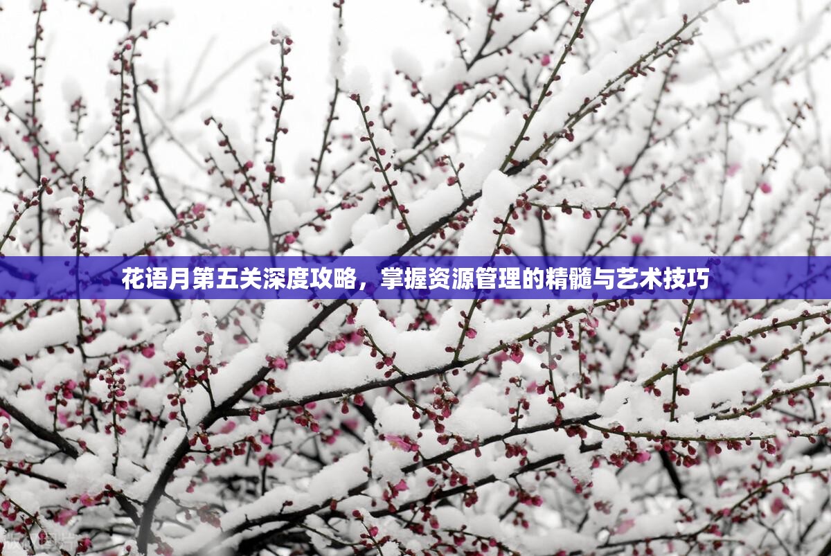 花语月第五关深度攻略，掌握资源管理的精髓与艺术技巧