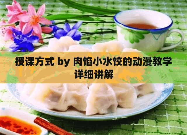 授课方式 by 肉馅小水饺的动漫教学详细讲解