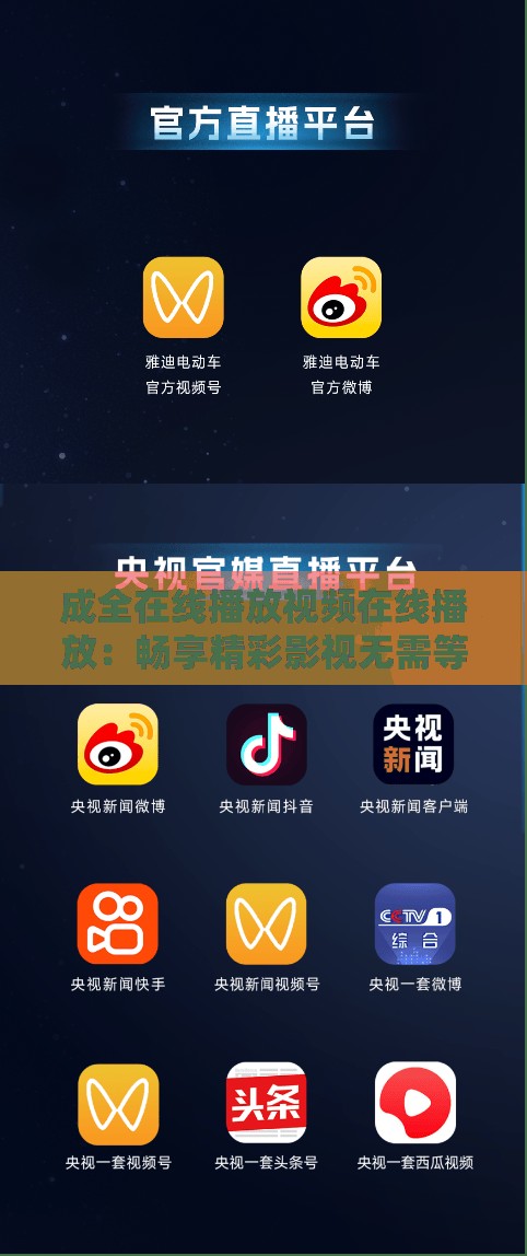 成全在线播放视频在线播放：畅享精彩影视无需等待