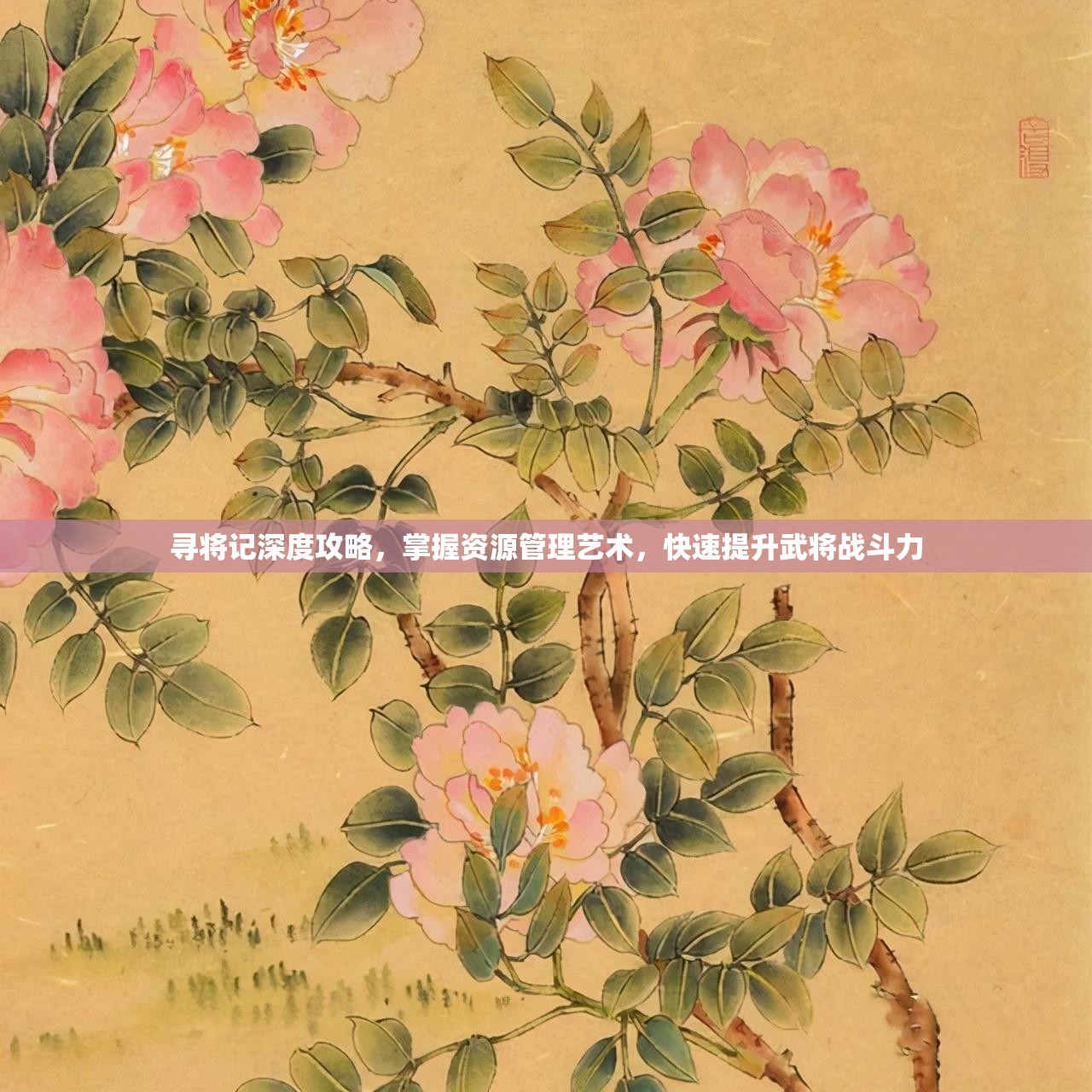 寻将记深度攻略，掌握资源管理艺术，快速提升武将战斗力