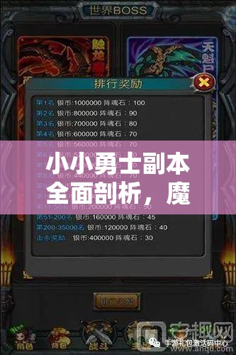 小小勇士副本全面剖析，魔君入侵机制、策略与深度玩法解析