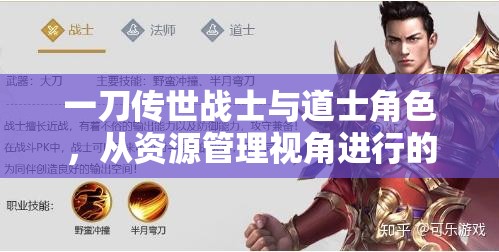 一刀传世战士与道士角色，从资源管理视角进行的深度对比分析