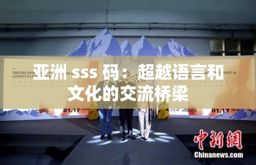 亚洲 sss 码：超越语言和文化的交流桥梁