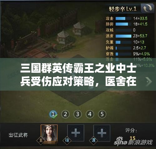 三国群英传霸王之业中士兵受伤应对策略，医舍在资源管理中的关键角色与重要性