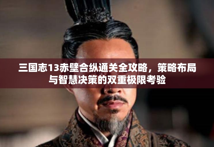 三国志13赤壁合纵通关全攻略，策略布局与智慧决策的双重极限考验