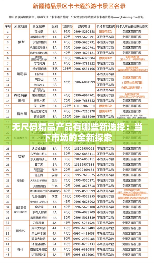 无尺码精品产品有哪些新选择：当下市场的全新探索