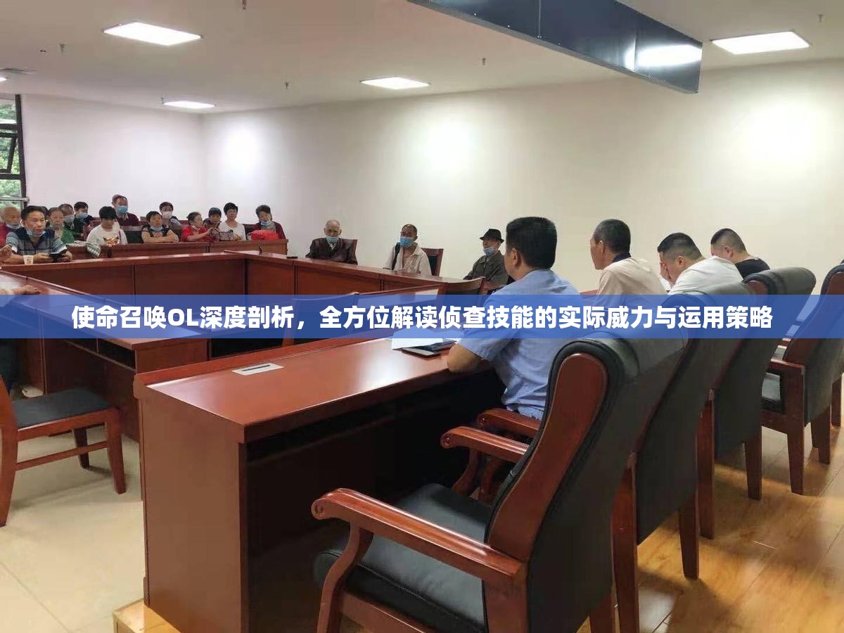 使命召唤OL深度剖析，全方位解读侦查技能的实际威力与运用策略