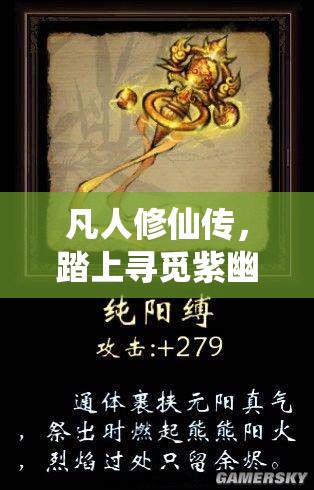 凡人修仙传，踏上寻觅紫幽珠、婆罗珠与蔽日珠的奇幻寻宝之旅