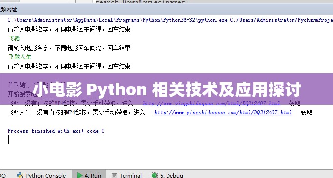 小电影 Python 相关技术及应用探讨