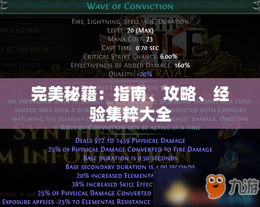 完美秘籍：指南、攻略、经验集粹大全