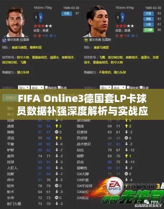 FIFA Online3德国套LP卡球员数据补强深度解析与实战应用全攻略（上）