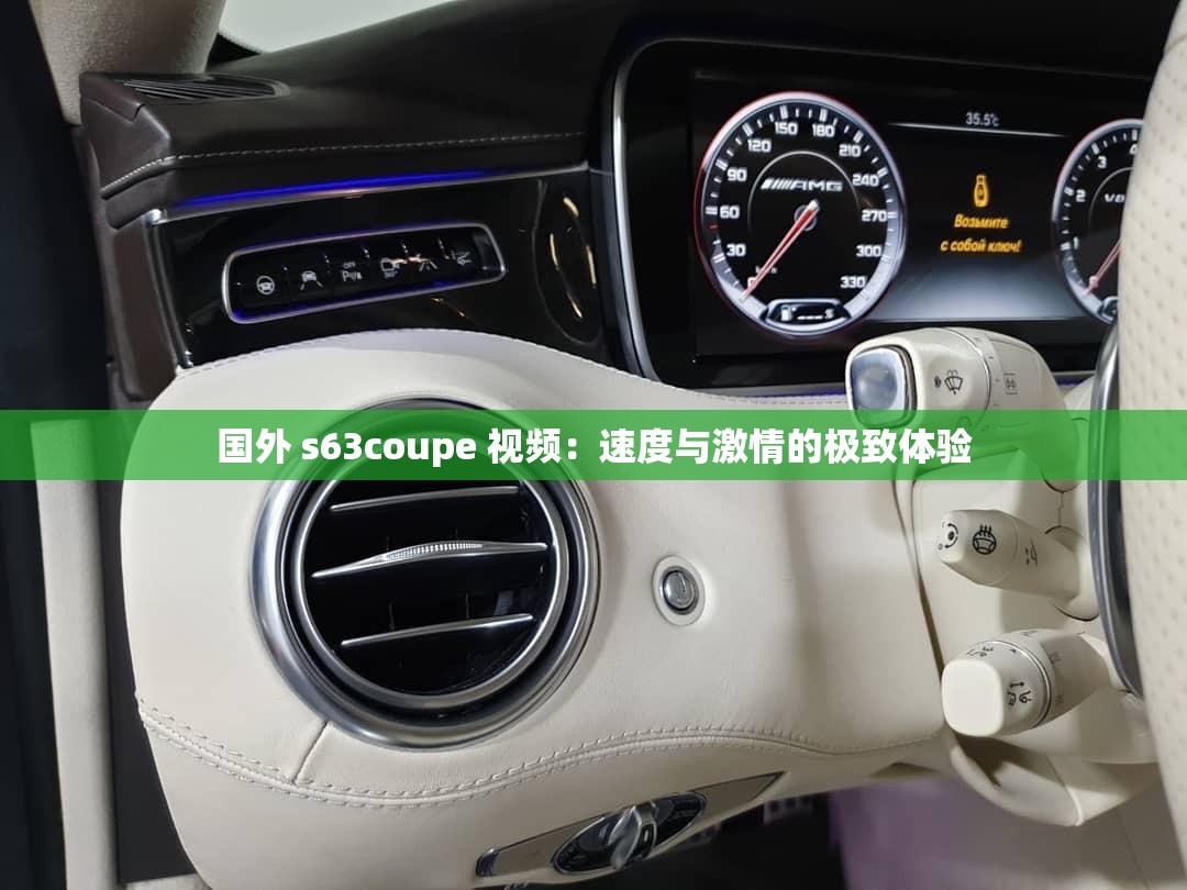 国外 s63coupe 视频：速度与激情的极致体验