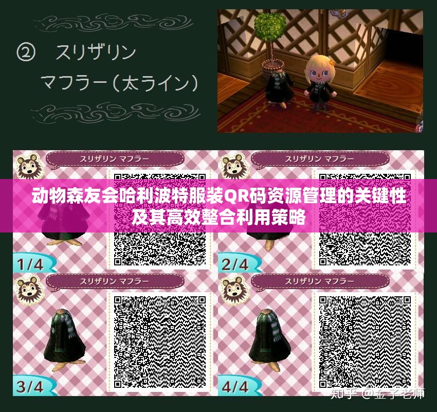 动物森友会哈利波特服装QR码资源管理的关键性及其高效整合利用策略
