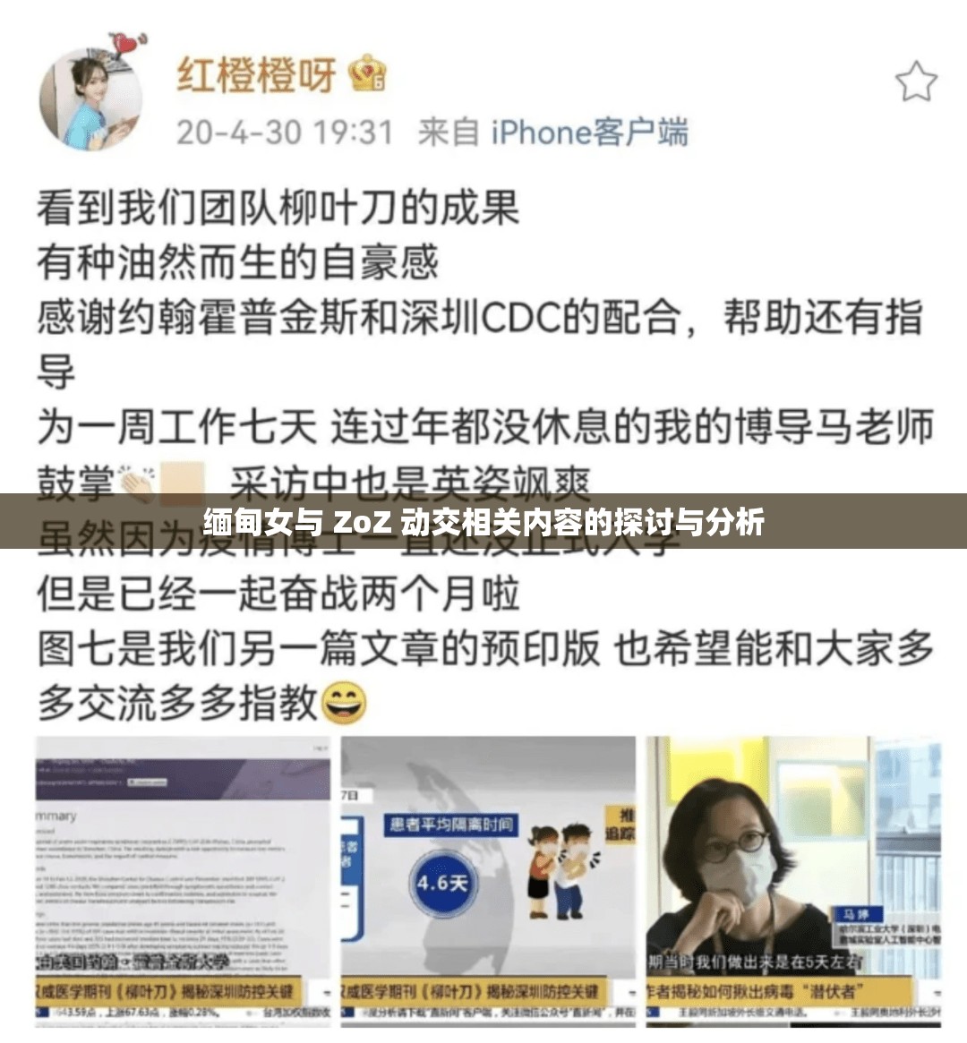 缅甸女与 ZoZ 动交相关内容的探讨与分析