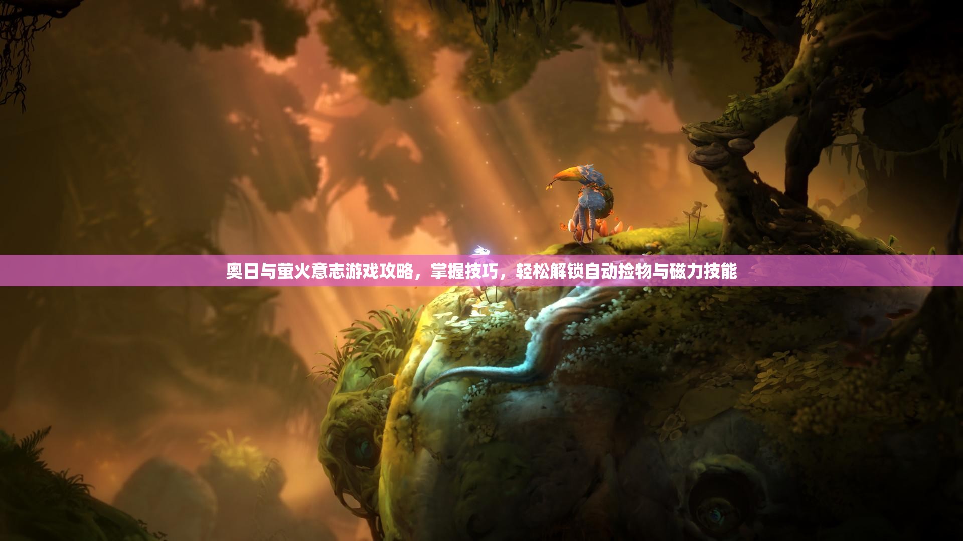 奥日与萤火意志游戏攻略，掌握技巧，轻松解锁自动捡物与磁力技能
