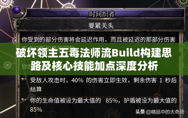 破坏领主五毒法师流Build构建思路及核心技能加点深度分析
