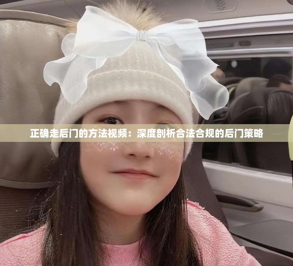 正确走后门的方法视频：深度剖析合法合规的后门策略