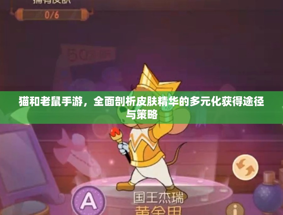 猫和老鼠手游，全面剖析皮肤精华的多元化获得途径与策略