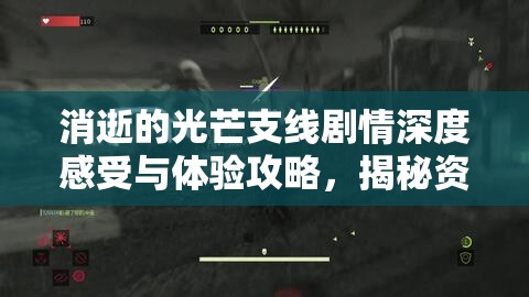 消逝的光芒支线剧情深度感受与体验攻略，揭秘资源管理的精妙艺术
