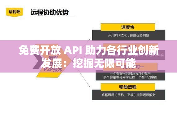 免费开放 API 助力各行业创新发展：挖掘无限可能