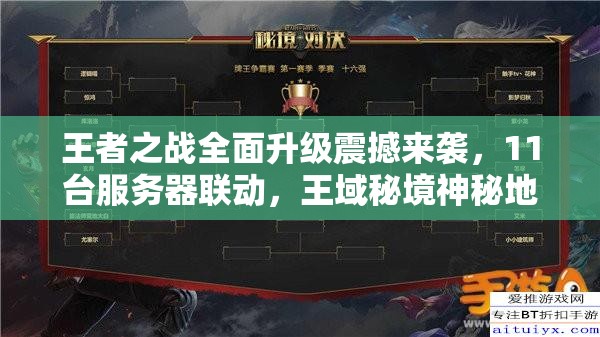 王者之战全面升级震撼来袭，11台服务器联动，王域秘境神秘地图独家曝光