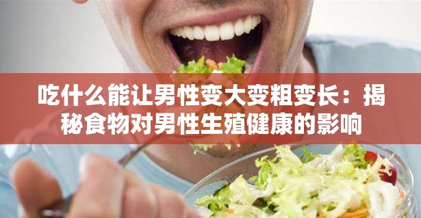 吃什么能让男性变大变粗变长：揭秘食物对男性生殖健康的影响