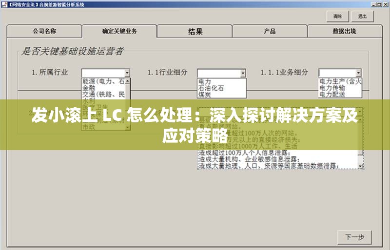 发小滚上 LC 怎么处理：深入探讨解决方案及应对策略