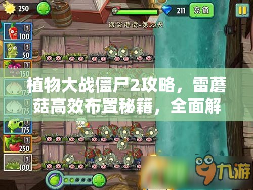 植物大战僵尸2攻略，雷蘑菇高效布置秘籍，全面解锁你的强力电击防御线