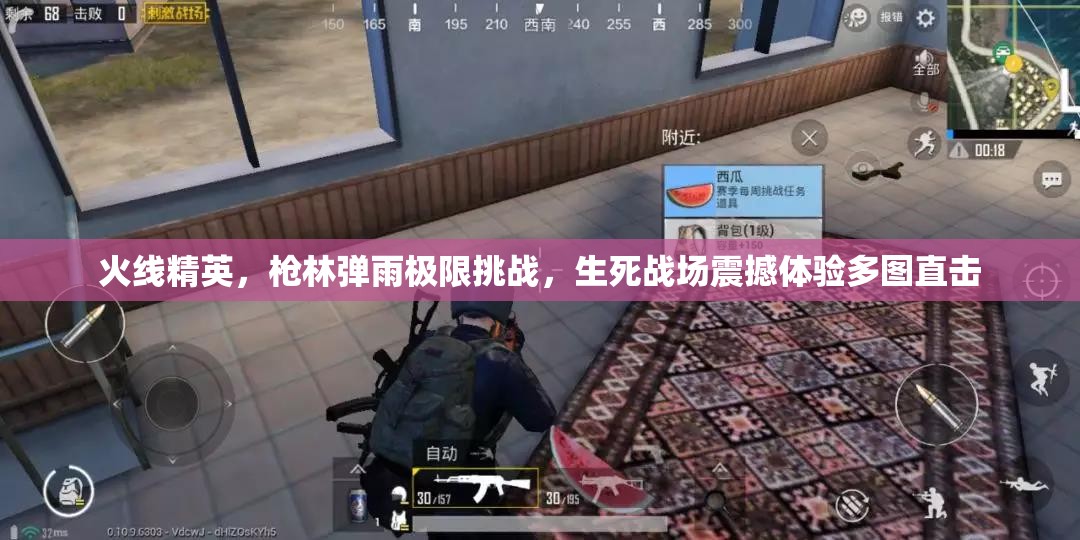 火线精英，枪林弹雨极限挑战，生死战场震撼体验多图直击
