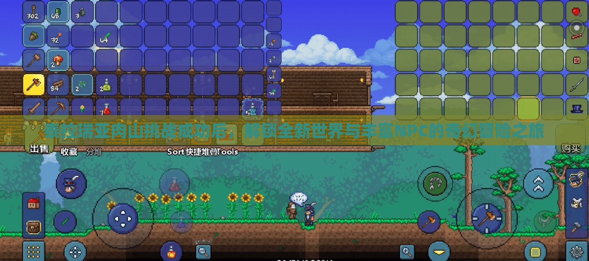 泰拉瑞亚肉山挑战成功后，解锁全新世界与丰富NPC的奇幻冒险之旅