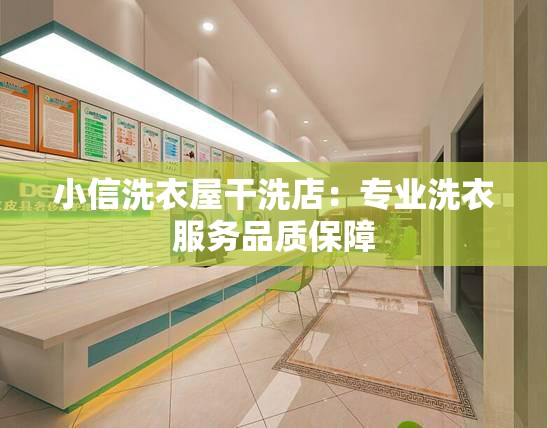 小信洗衣屋干洗店：专业洗衣服务品质保障