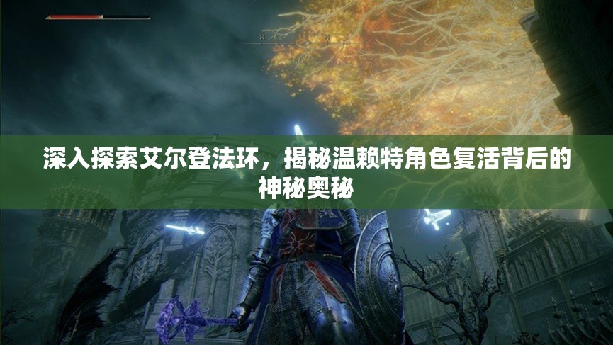 深入探索艾尔登法环，揭秘温赖特角色复活背后的神秘奥秘