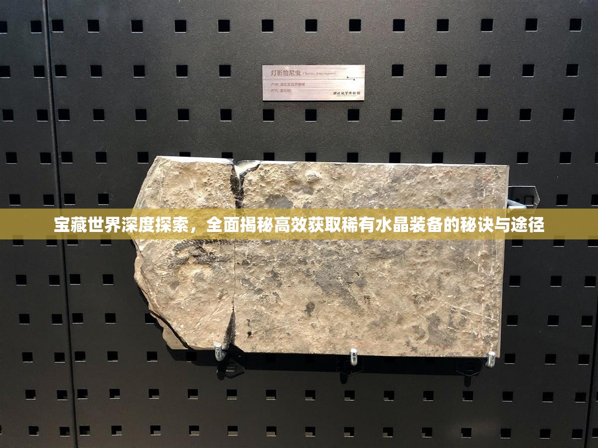 宝藏世界深度探索，全面揭秘高效获取稀有水晶装备的秘诀与途径