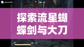 探索流星蝴蝶剑与大刀的独特魅力，寻找属于你的战场霸主之选