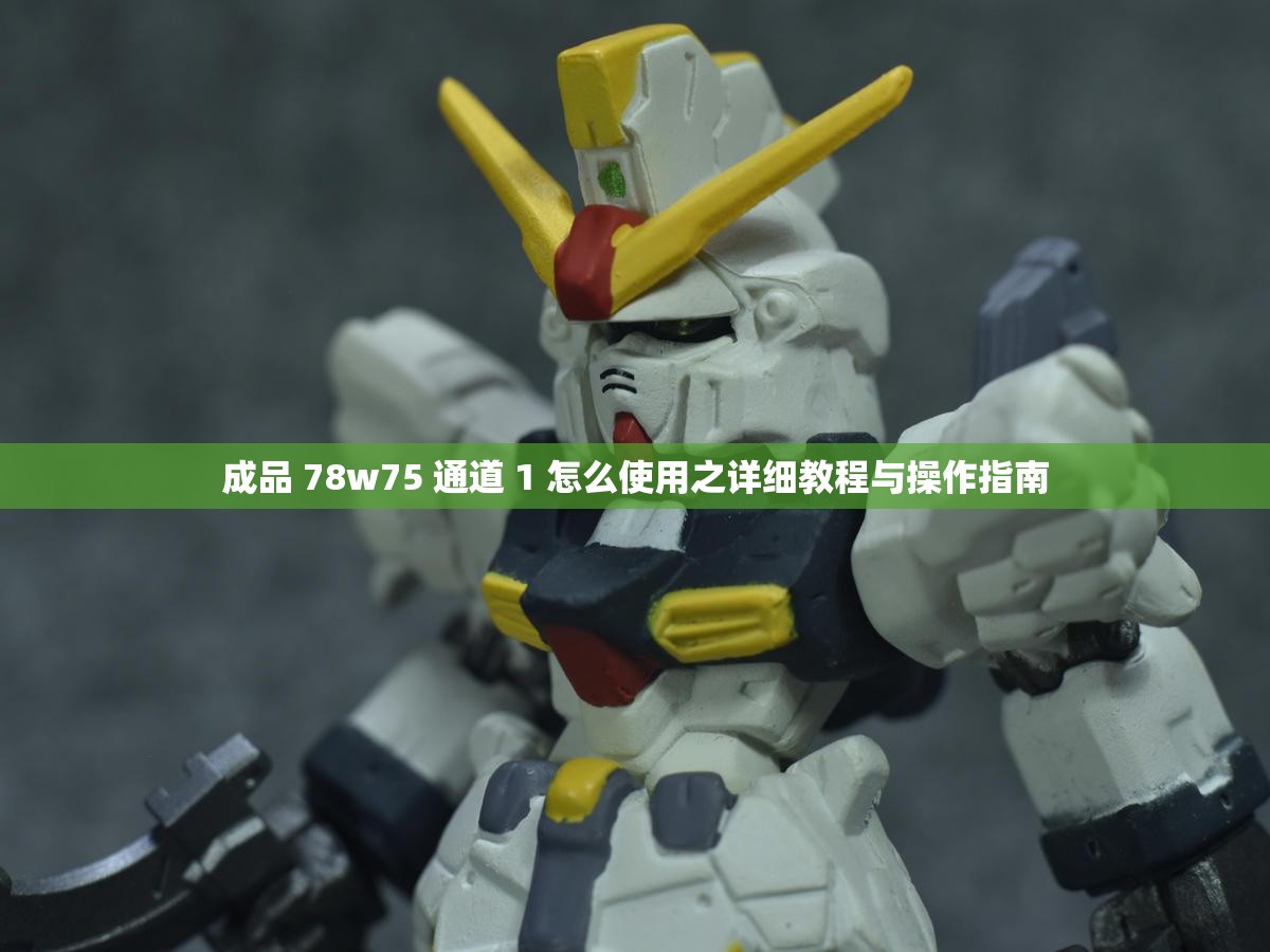 成品 78w75 通道 1 怎么使用之详细教程与操作指南