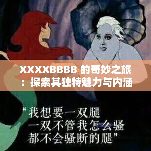 XXXXBBBB 的奇妙之旅：探索其独特魅力与内涵