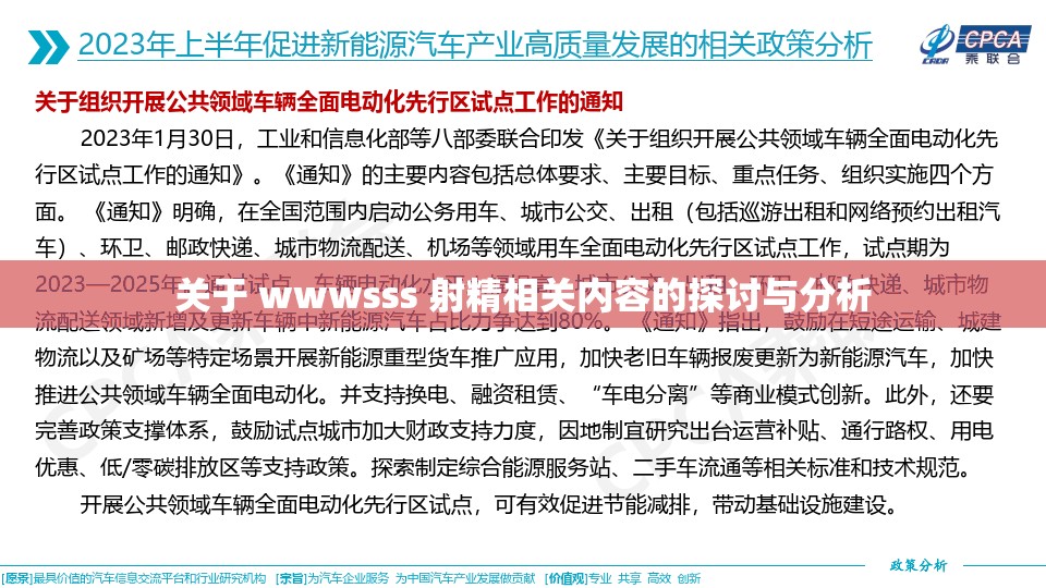 关于 wwwsss 射精相关内容的探讨与分析