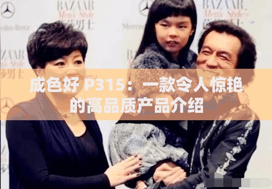 成色好 P315：一款令人惊艳的高品质产品介绍