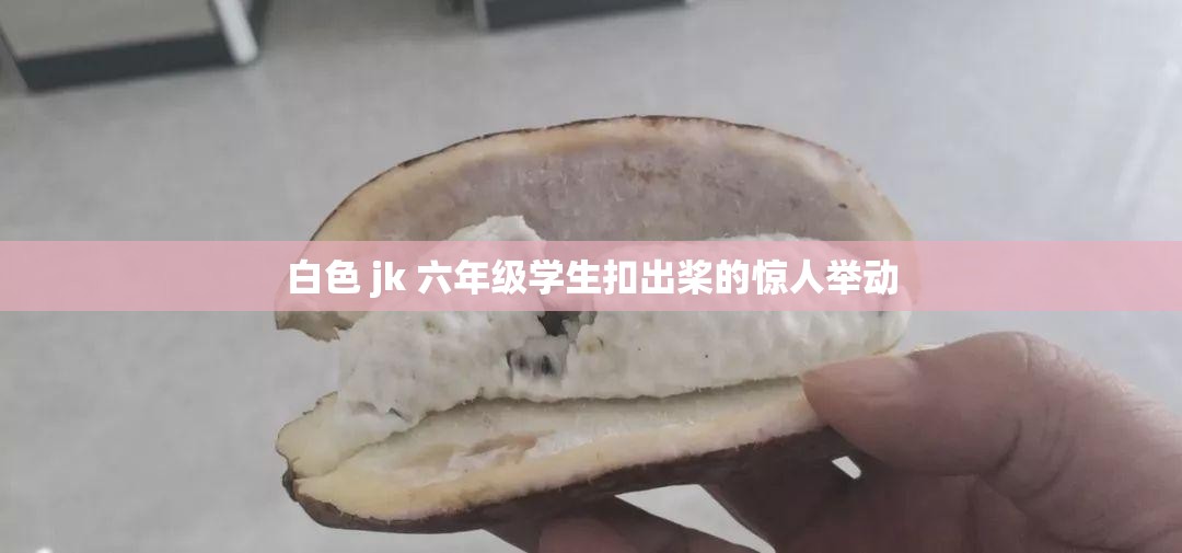 白色 jk 六年级学生扣出桨的惊人举动