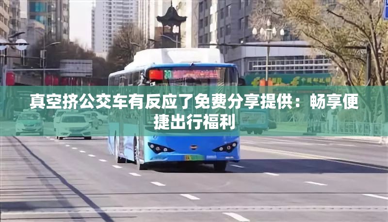 真空挤公交车有反应了免费分享提供：畅享便捷出行福利