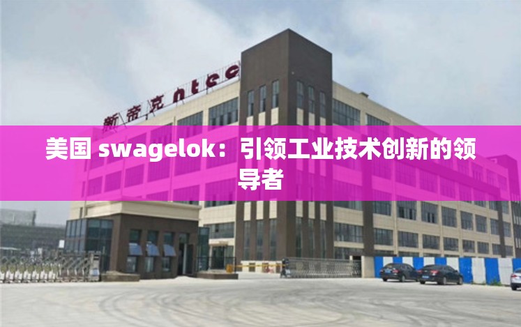 美国 swagelok：引领工业技术创新的领导者